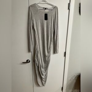 GUESS GREY ASYMMETRIC DRESS